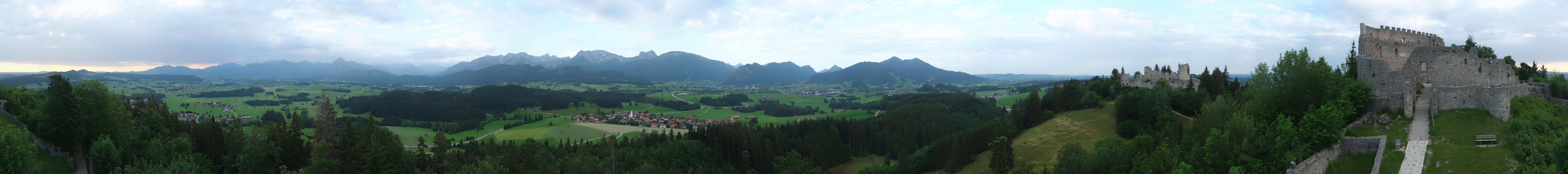Archiv Foto Webcam Ausblick Burgruine Eisenberg