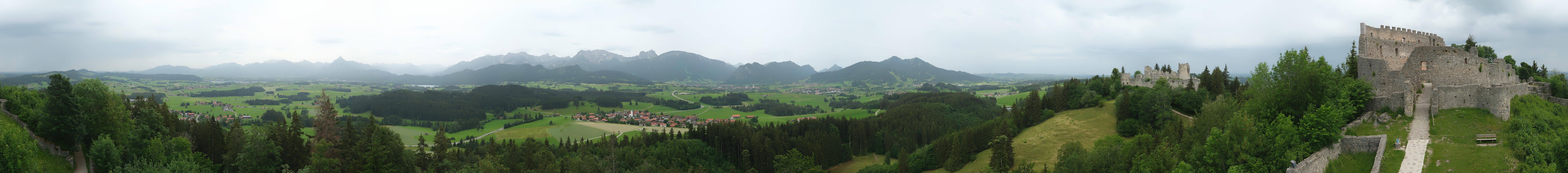 Archiv Foto Webcam Ausblick Burgruine Eisenberg