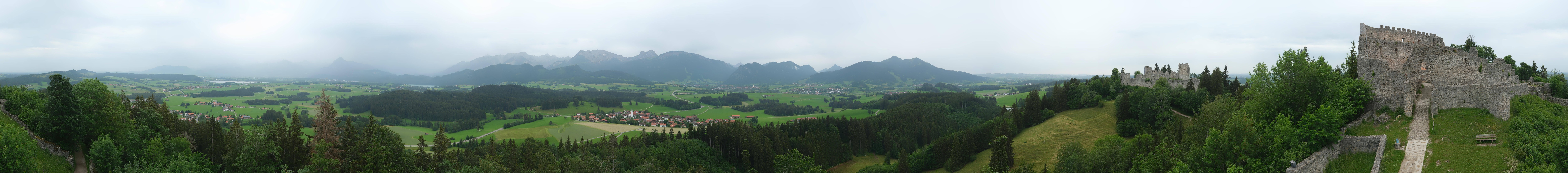 Archiv Foto Webcam Ausblick Burgruine Eisenberg