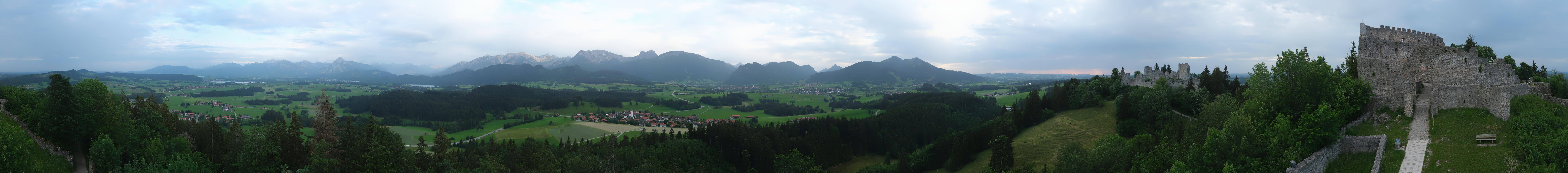 Archiv Foto Webcam Ausblick Burgruine Eisenberg