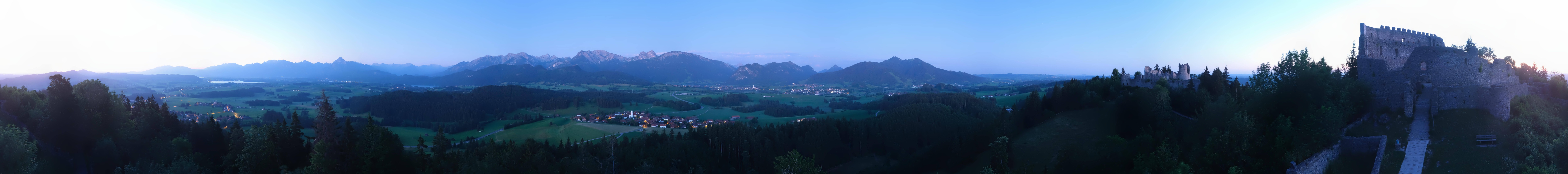 Archiv Foto Webcam Ausblick Burgruine Eisenberg
