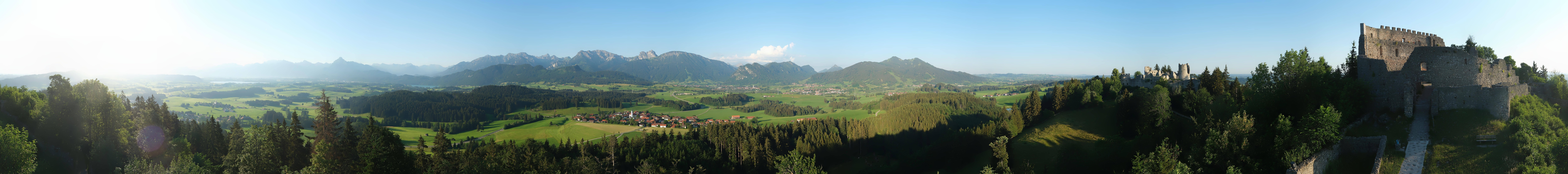 Archiv Foto Webcam Ausblick Burgruine Eisenberg