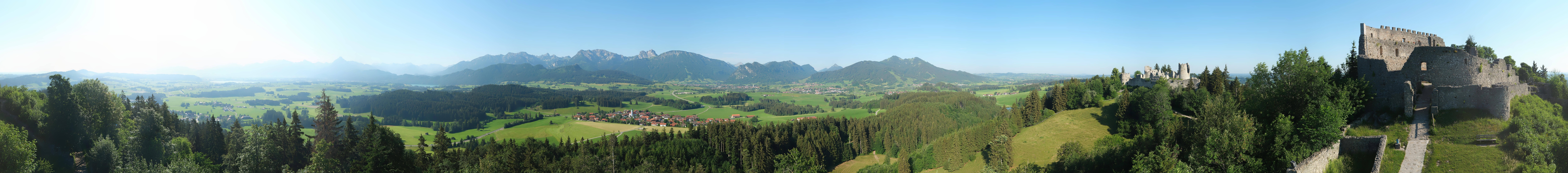 Archiv Foto Webcam Ausblick Burgruine Eisenberg