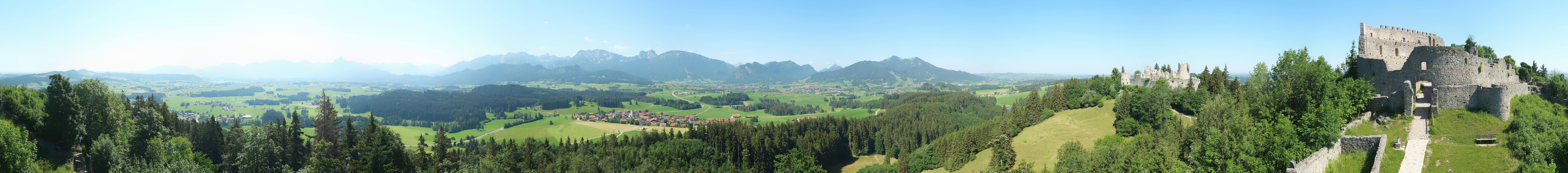 Archiv Foto Webcam Ausblick Burgruine Eisenberg