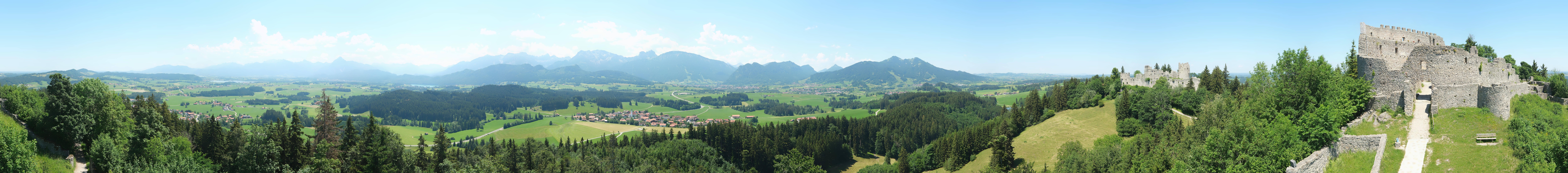 Archiv Foto Webcam Ausblick Burgruine Eisenberg