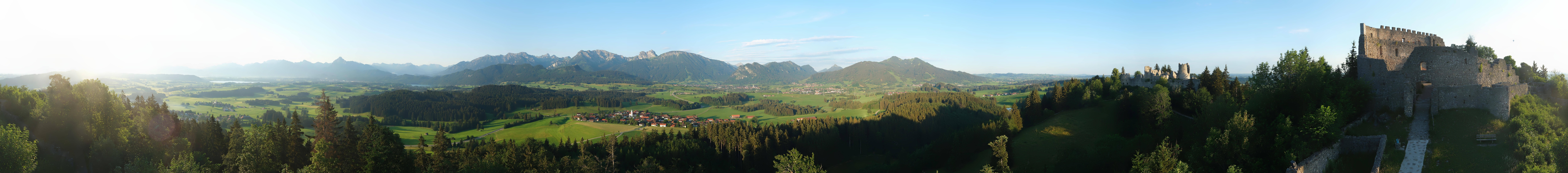 Archiv Foto Webcam Ausblick Burgruine Eisenberg