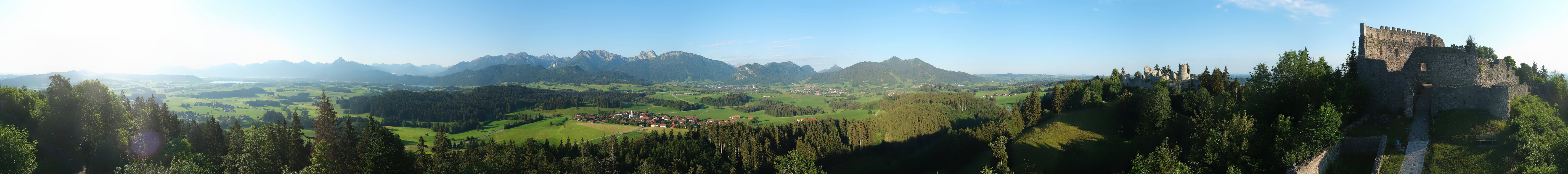 Archiv Foto Webcam Ausblick Burgruine Eisenberg