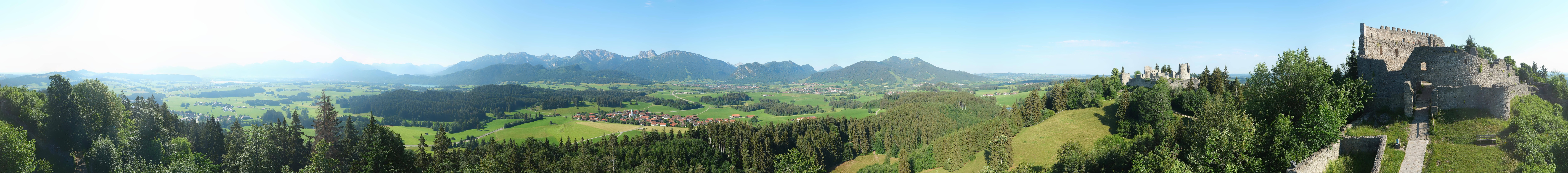Archiv Foto Webcam Ausblick Burgruine Eisenberg