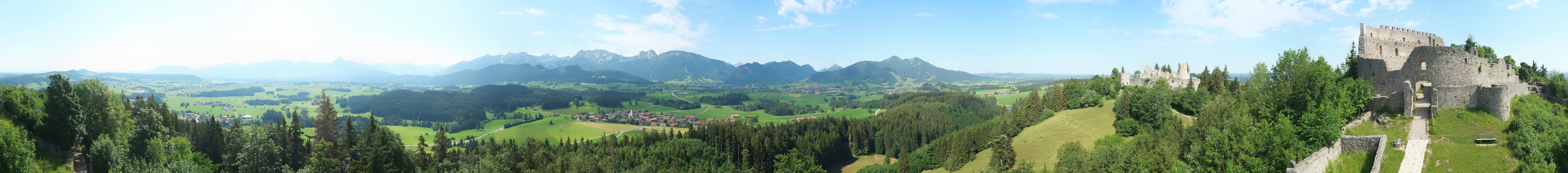 Archiv Foto Webcam Ausblick Burgruine Eisenberg