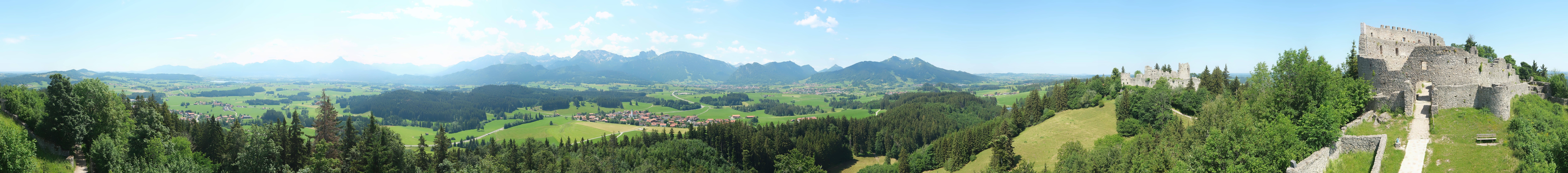 Archiv Foto Webcam Ausblick Burgruine Eisenberg