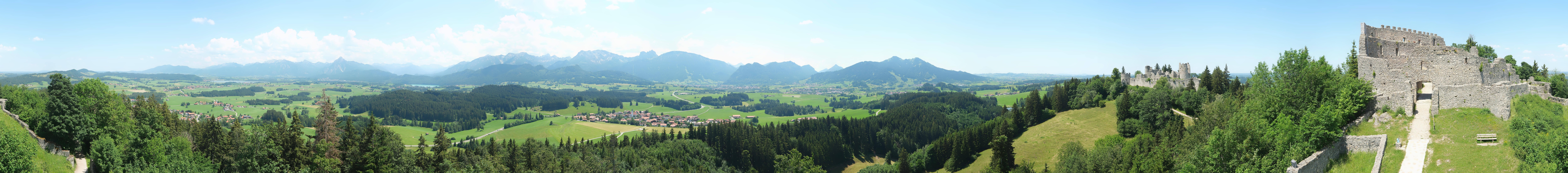 Archiv Foto Webcam Ausblick Burgruine Eisenberg