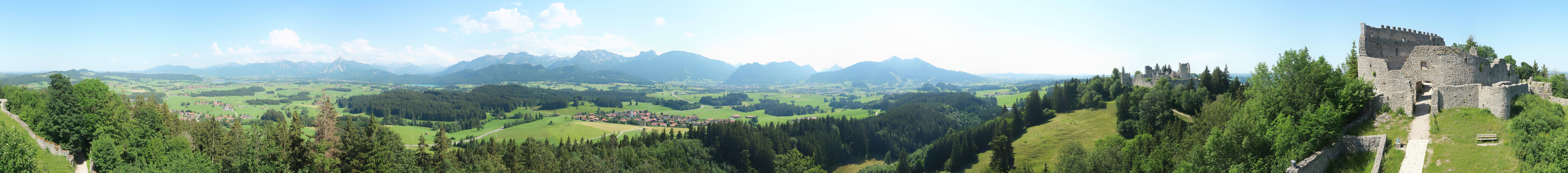 Archiv Foto Webcam Ausblick Burgruine Eisenberg