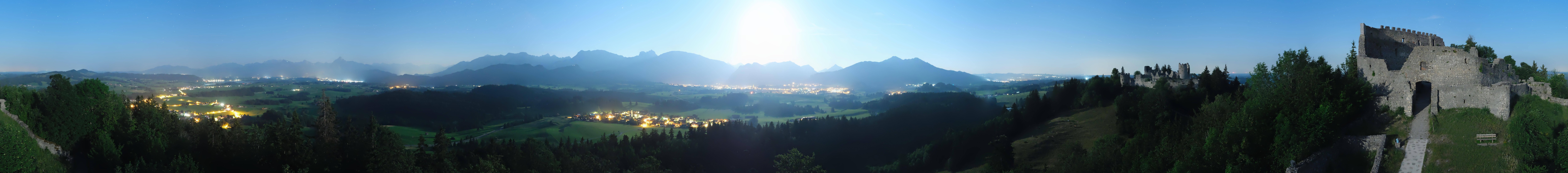Archiv Foto Webcam Ausblick Burgruine Eisenberg