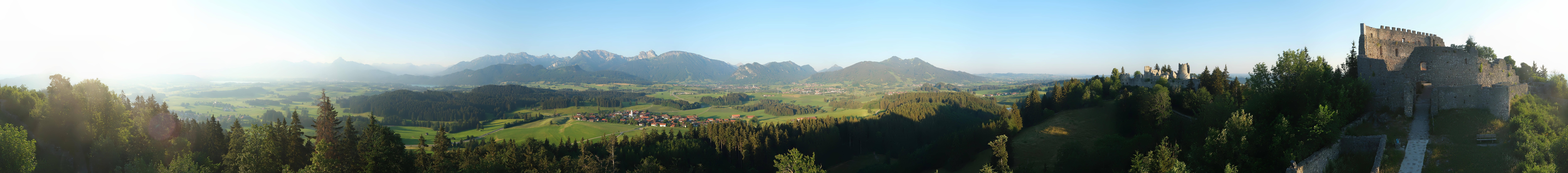 Archiv Foto Webcam Ausblick Burgruine Eisenberg