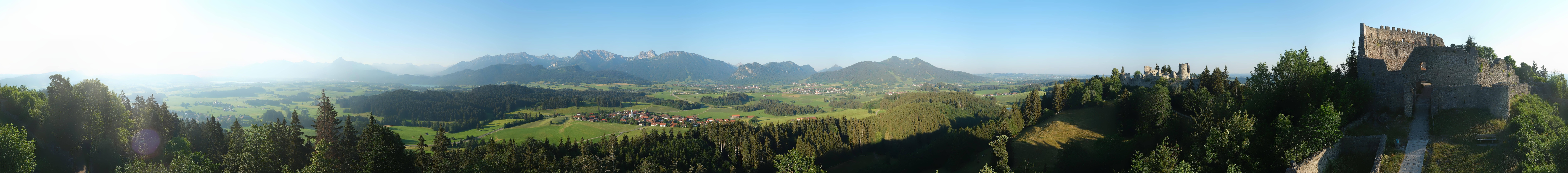 Archiv Foto Webcam Ausblick Burgruine Eisenberg