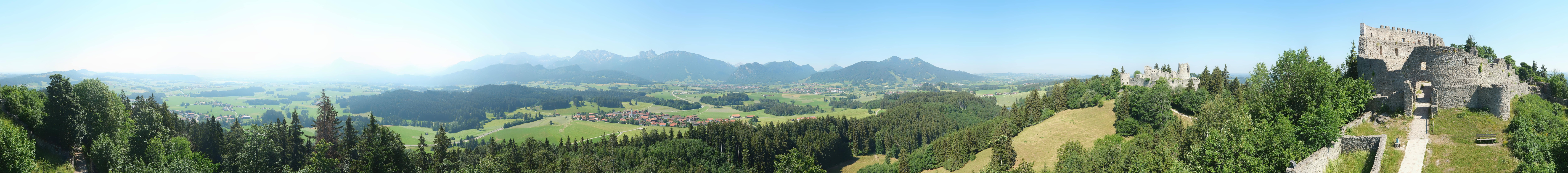 Archiv Foto Webcam Ausblick Burgruine Eisenberg