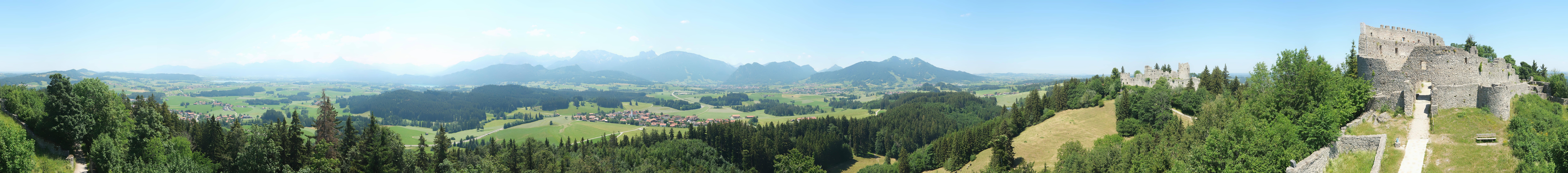 Archiv Foto Webcam Ausblick Burgruine Eisenberg