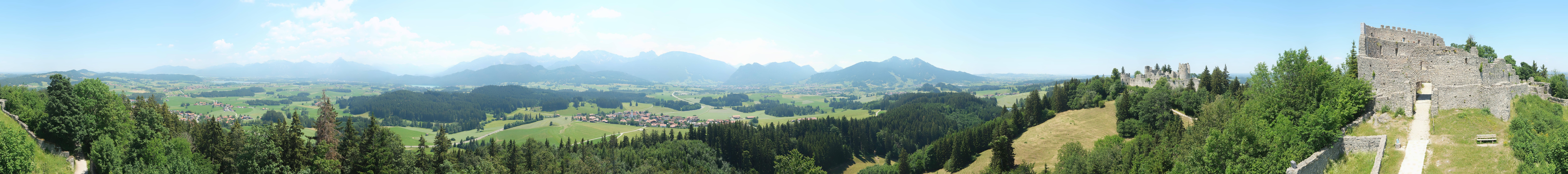 Archiv Foto Webcam Ausblick Burgruine Eisenberg