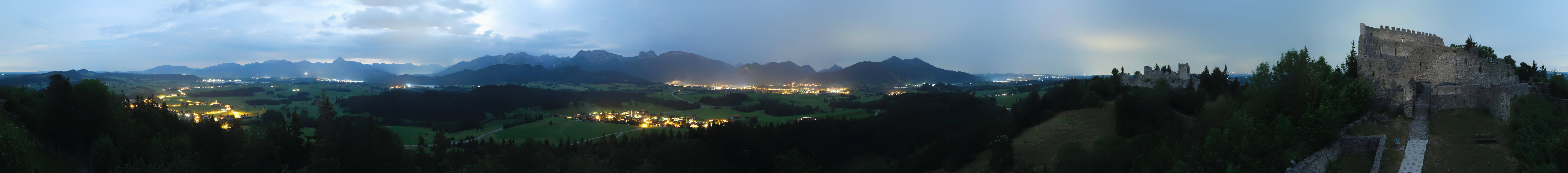 Archiv Foto Webcam Ausblick Burgruine Eisenberg