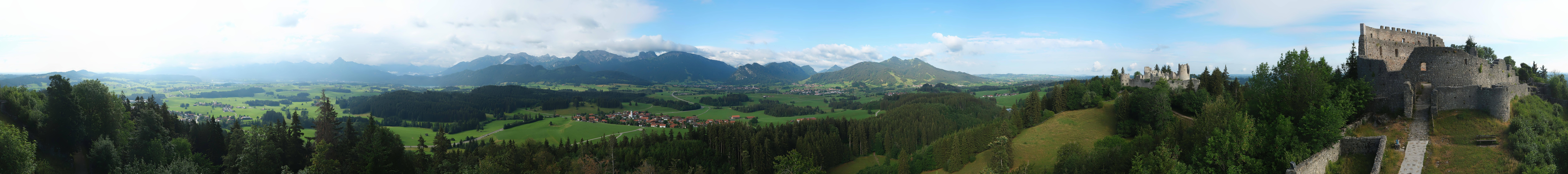 Archiv Foto Webcam Ausblick Burgruine Eisenberg