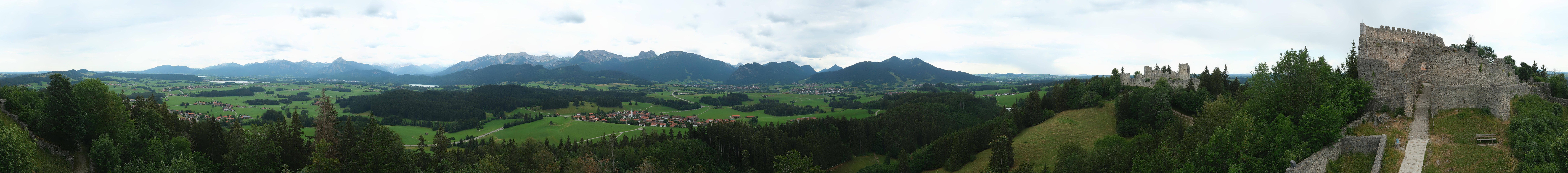 Archiv Foto Webcam Ausblick Burgruine Eisenberg