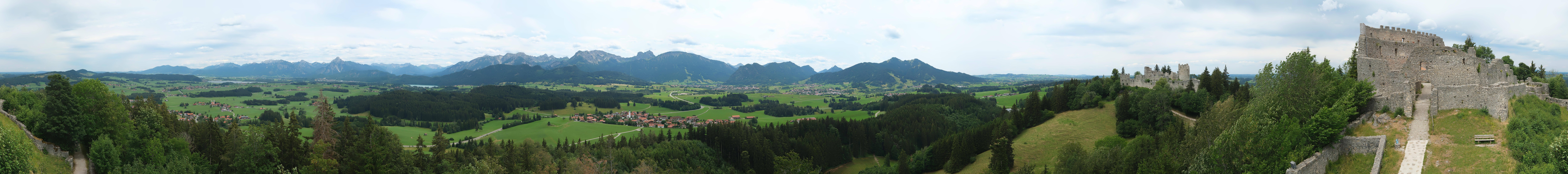 Archiv Foto Webcam Ausblick Burgruine Eisenberg