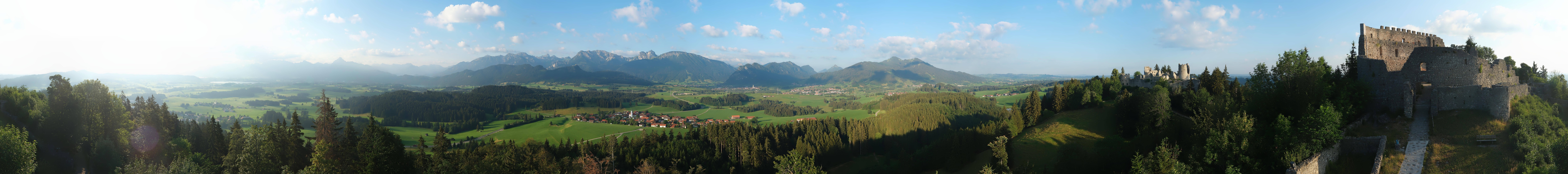 Archiv Foto Webcam Ausblick Burgruine Eisenberg