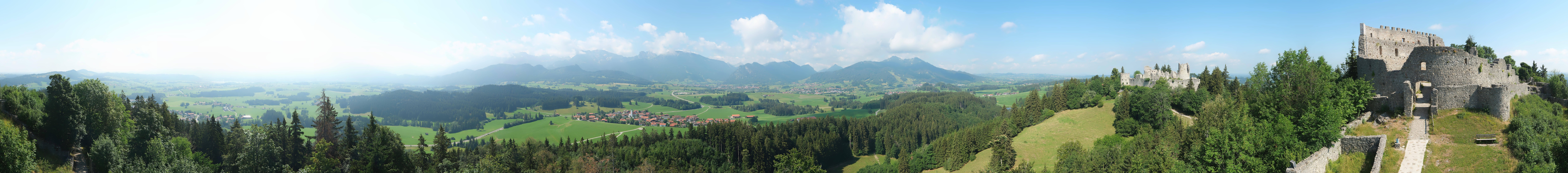 Archiv Foto Webcam Ausblick Burgruine Eisenberg