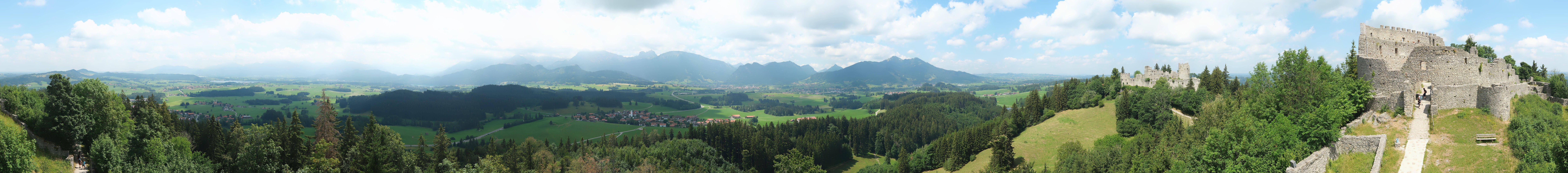 Archiv Foto Webcam Ausblick Burgruine Eisenberg