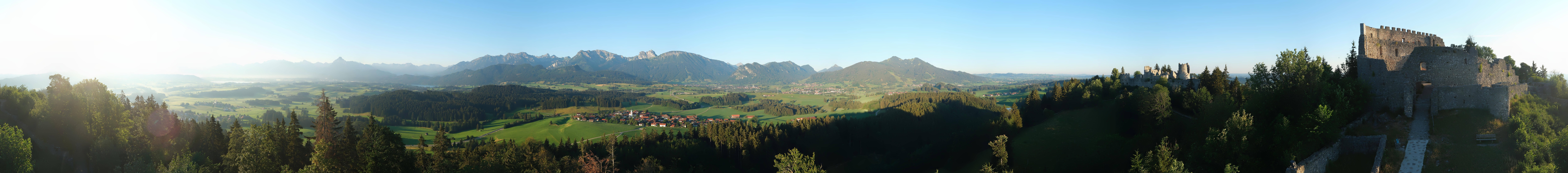 Archiv Foto Webcam Ausblick Burgruine Eisenberg