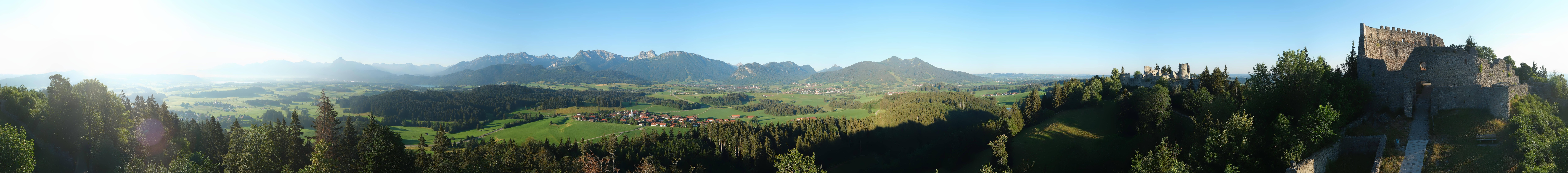 Archiv Foto Webcam Ausblick Burgruine Eisenberg