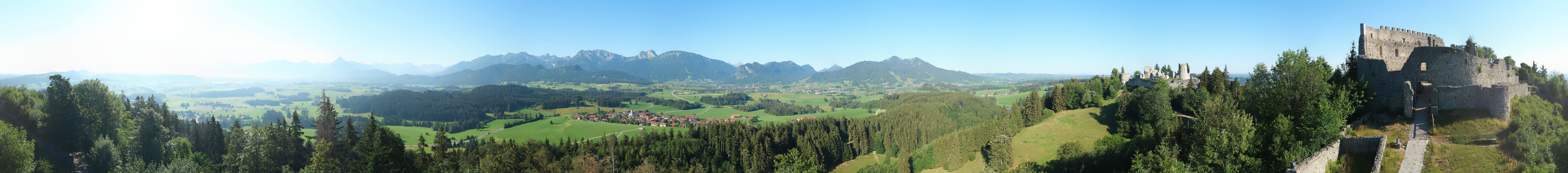 Archiv Foto Webcam Ausblick Burgruine Eisenberg