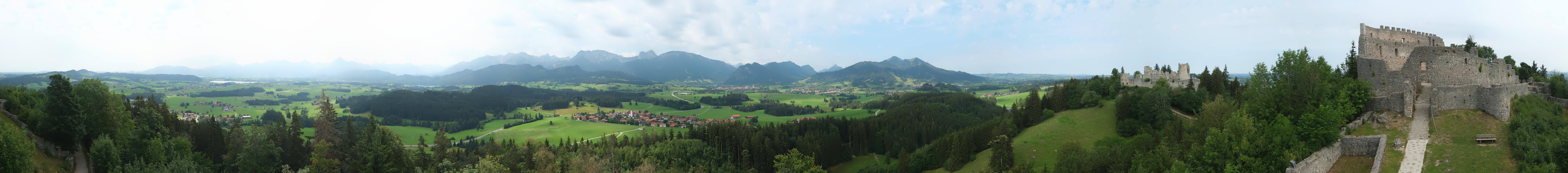 Archiv Foto Webcam Ausblick Burgruine Eisenberg