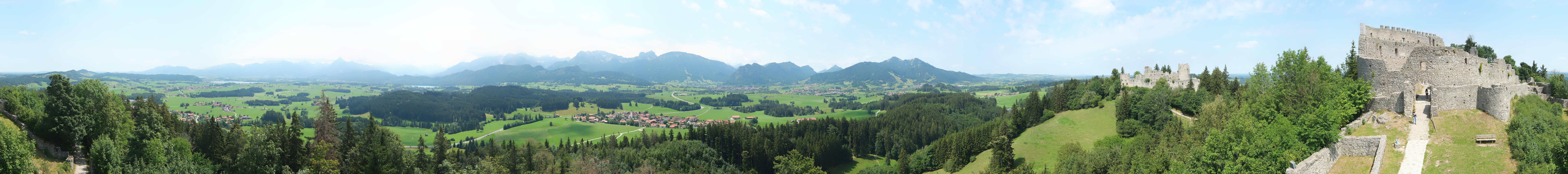 Archiv Foto Webcam Ausblick Burgruine Eisenberg