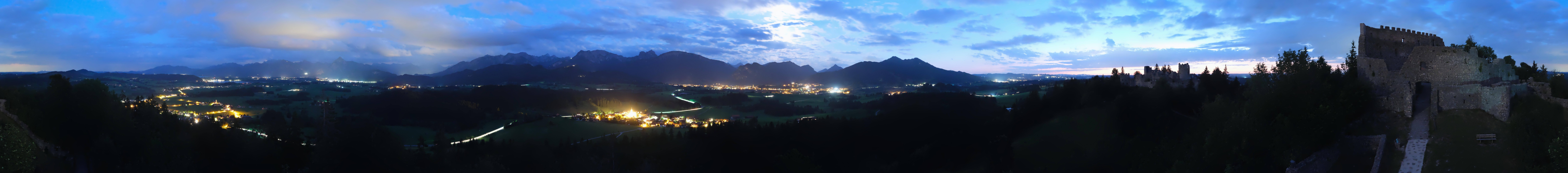 Archiv Foto Webcam Ausblick Burgruine Eisenberg