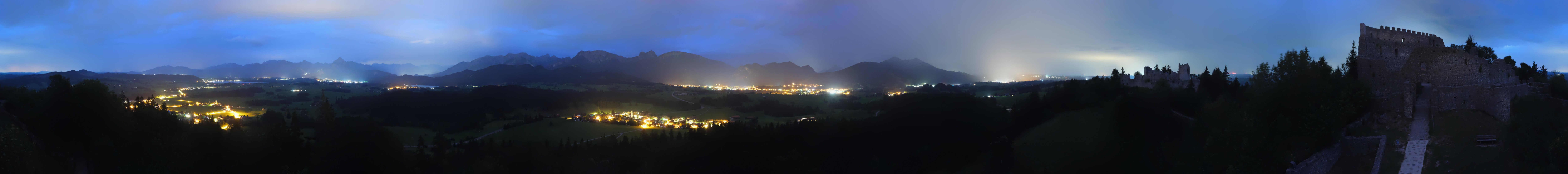 Archiv Foto Webcam Ausblick Burgruine Eisenberg