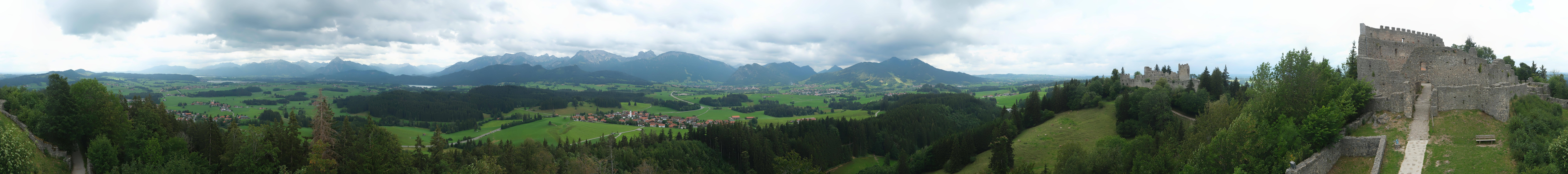 Archiv Foto Webcam Ausblick Burgruine Eisenberg
