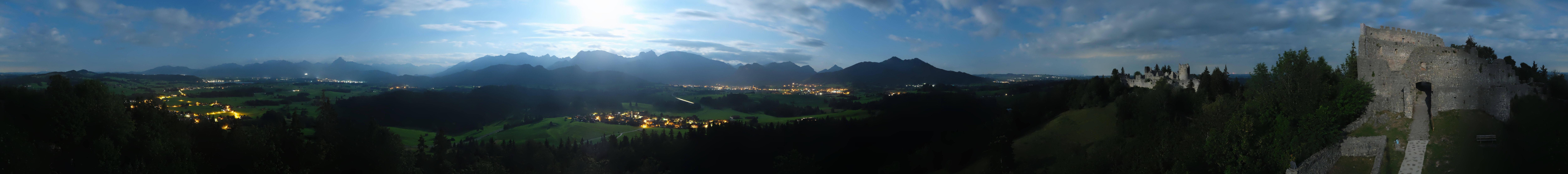 Archiv Foto Webcam Ausblick Burgruine Eisenberg