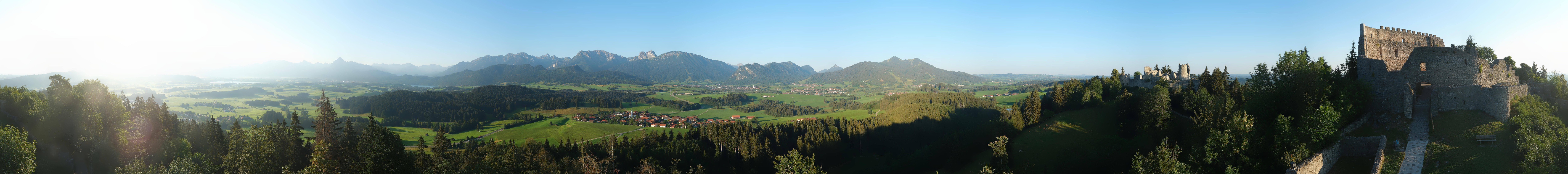 Archiv Foto Webcam Ausblick Burgruine Eisenberg