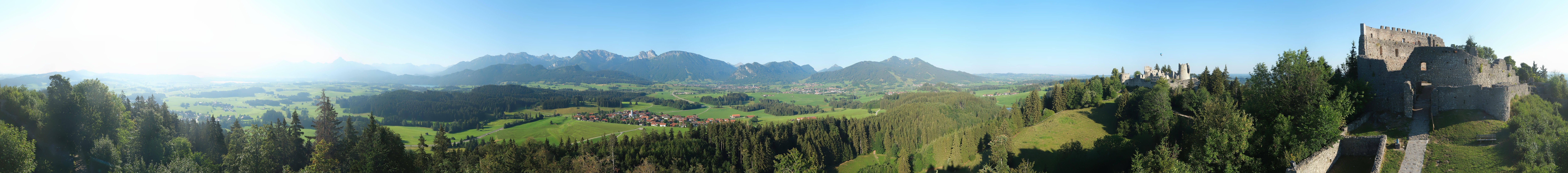 Archiv Foto Webcam Ausblick Burgruine Eisenberg