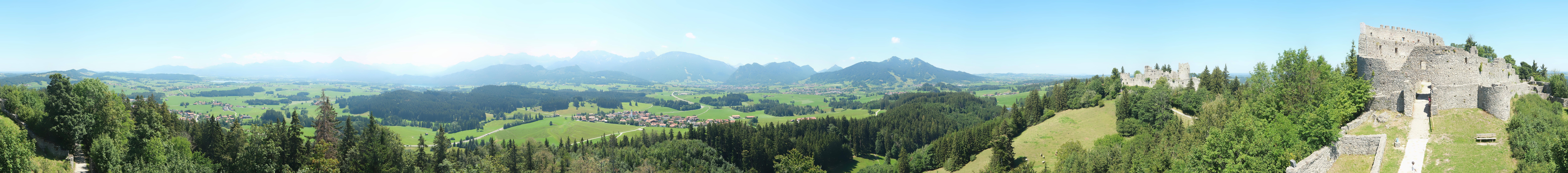 Archiv Foto Webcam Ausblick Burgruine Eisenberg