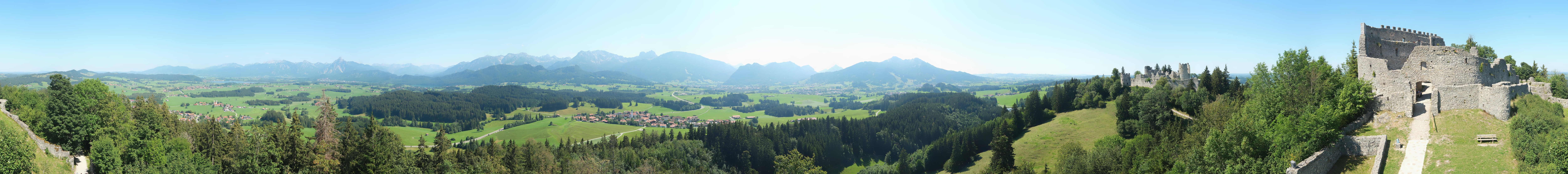 Archiv Foto Webcam Ausblick Burgruine Eisenberg