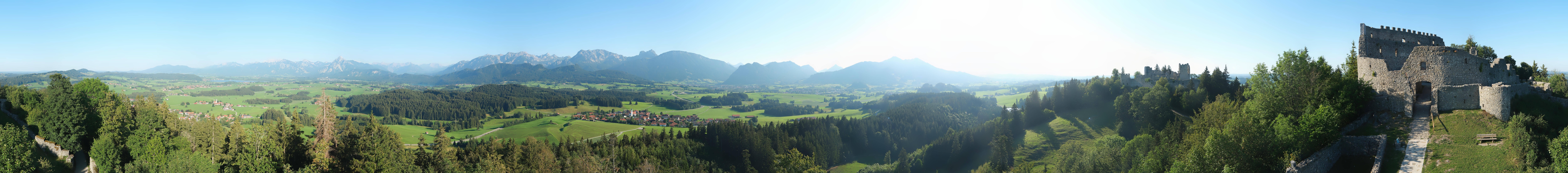 Archiv Foto Webcam Ausblick Burgruine Eisenberg