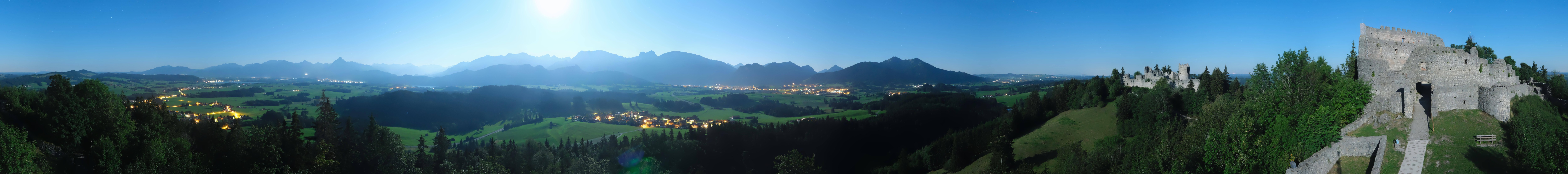 Archiv Foto Webcam Ausblick Burgruine Eisenberg