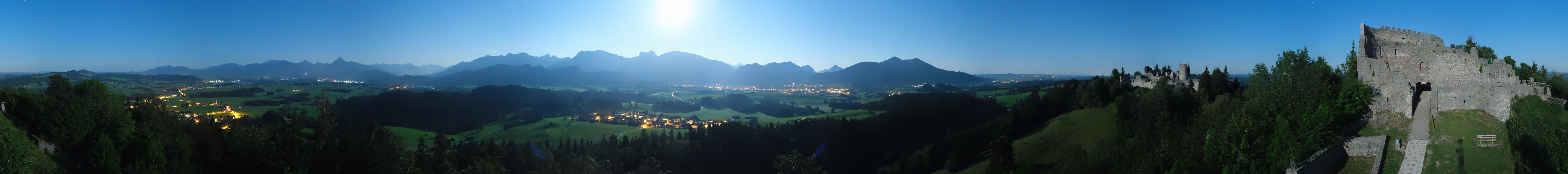 Archiv Foto Webcam Ausblick Burgruine Eisenberg