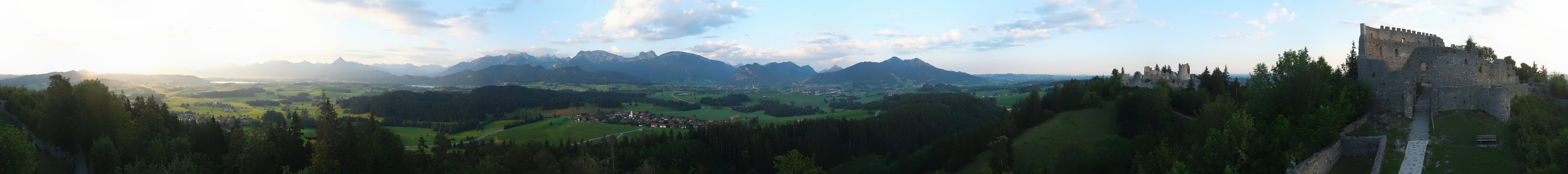 Archiv Foto Webcam Ausblick Burgruine Eisenberg