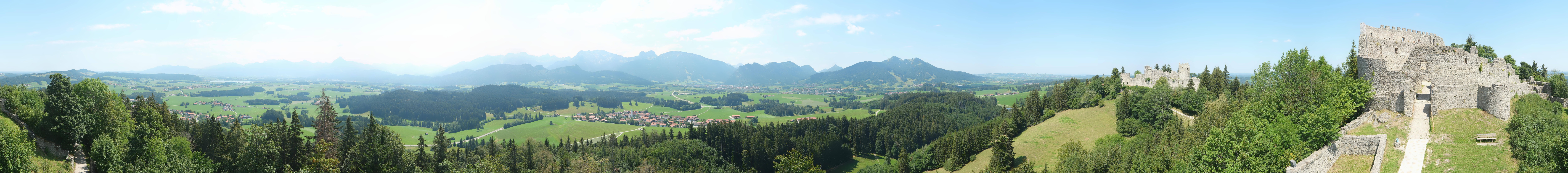 Archiv Foto Webcam Ausblick Burgruine Eisenberg