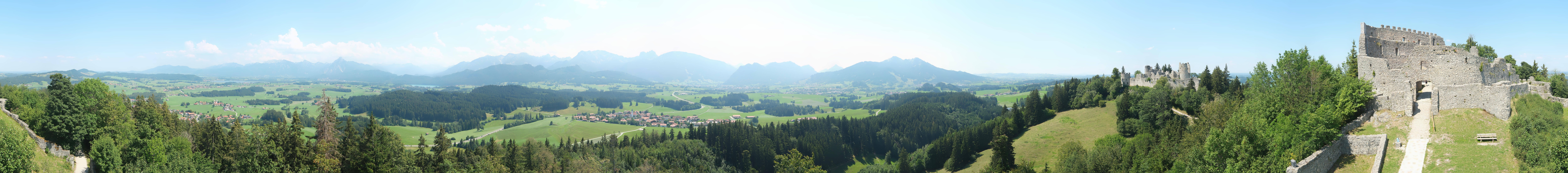 Archiv Foto Webcam Ausblick Burgruine Eisenberg