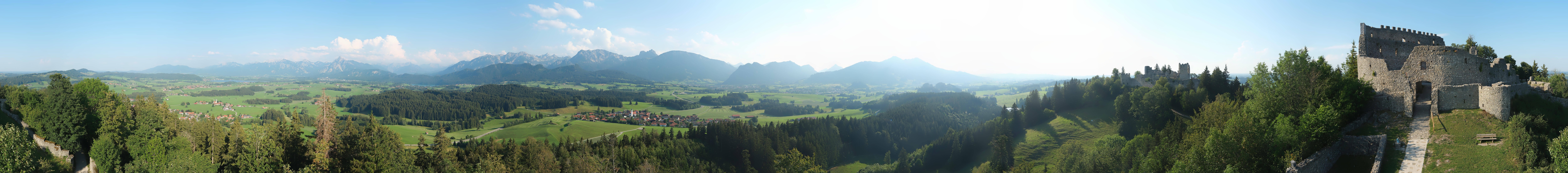 Archiv Foto Webcam Ausblick Burgruine Eisenberg