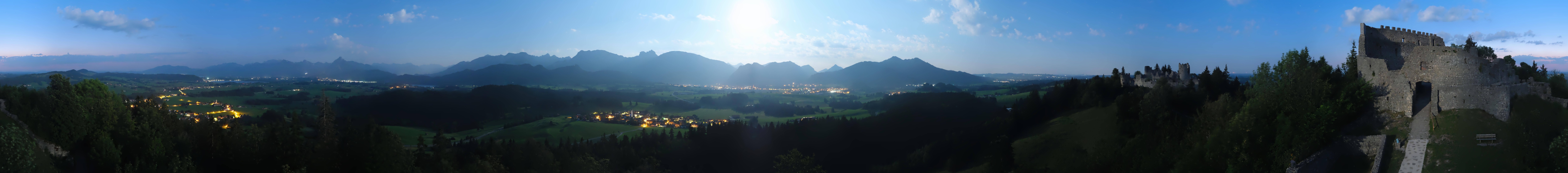 Archiv Foto Webcam Ausblick Burgruine Eisenberg